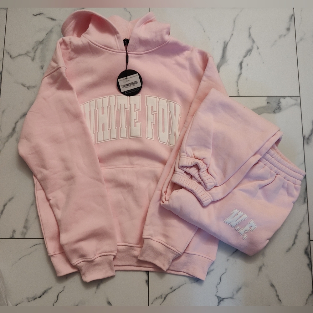 White Fox Set Hoodie+Sweatpants - Picture 2 of 5